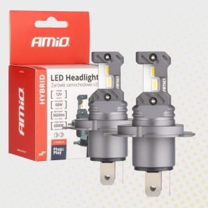 LED Set Hybrid H4 H19 – Canbus 60w