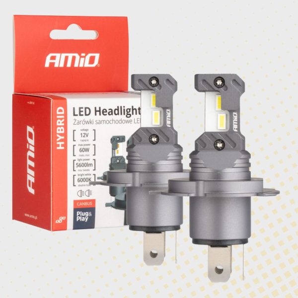 LED Set Hybrid H4 H19 – Canbus 60w