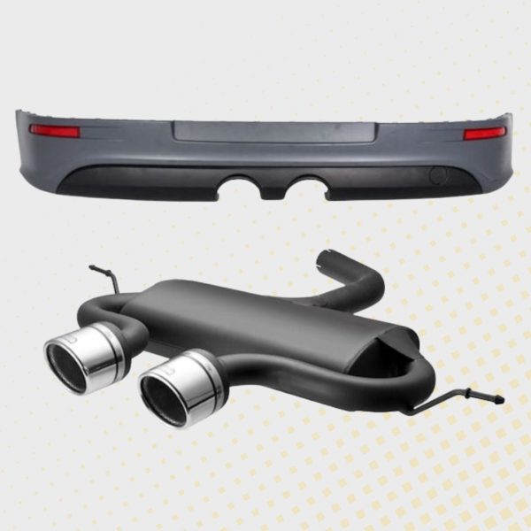 R32 set VW Golf 5 auspuh + difuzor