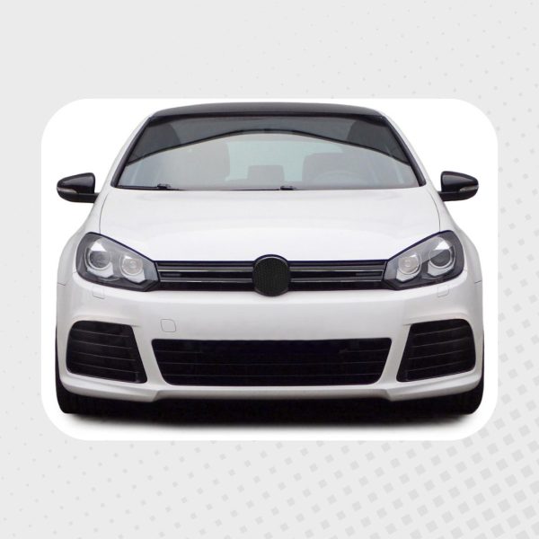 VW Golf 6 R look sportska maska ​​sjajno crna - Slika 2
