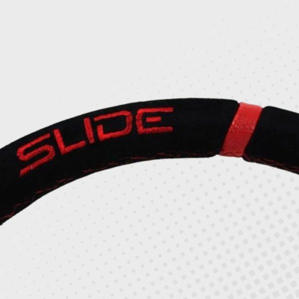 Duboki volan SLIDE Crveni Brušena koža 350mm 80mm - Slika 3