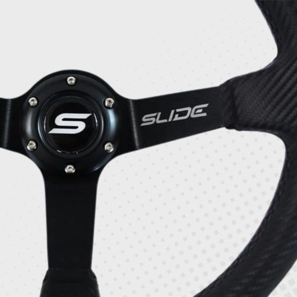 Duboki volan SLIDE Carbon Black 350mm 90mm - Slika 2