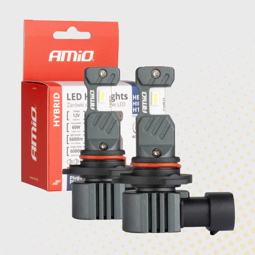Amio LED Žarulje HB3 HIR1 H10 Hybid CAN-BUS