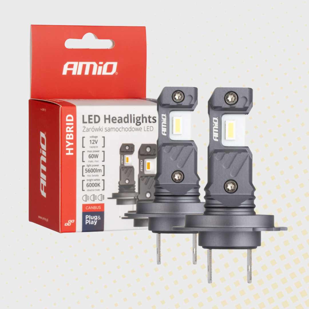 AMiO LED Žarulje H7 H18 Hybrid CAN-BUS