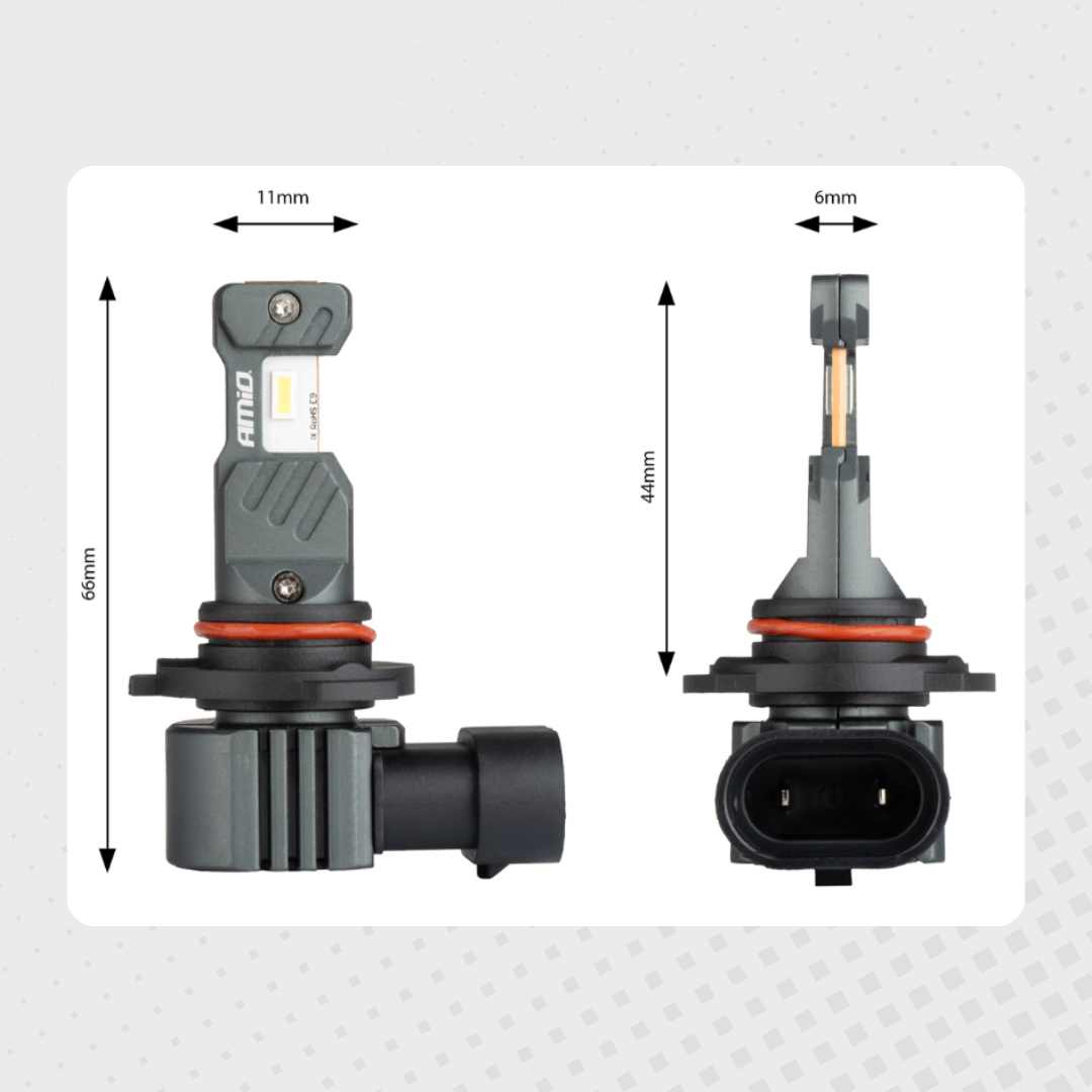 Amio LED Žarulje HB3 HIR1 H10 Hybid CAN-BUS - Slika 2